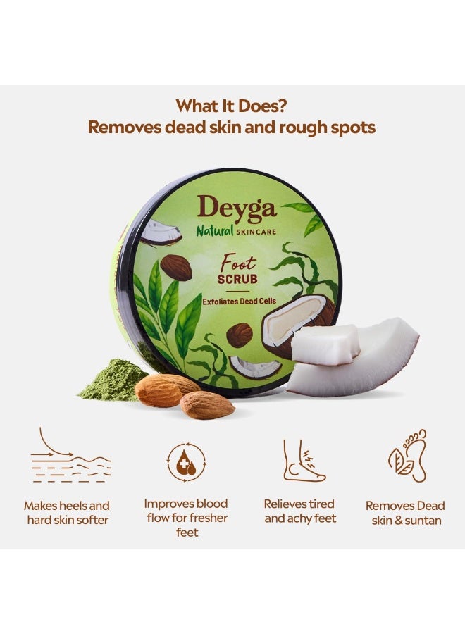 Deyga Foot Scrub (100 Grm) Removes Calluses I Reduces Tan - Image 2
